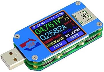Ampnogy UM25C USB MonitorTester Bluetooth Android IOS FREE APP Voltmeter Ammeter Multimeter Voltage Current USB 2.0 Type-C