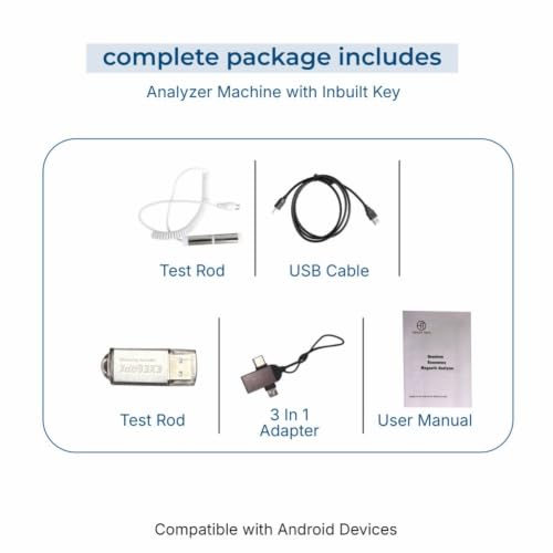 Image of 2026 Advanced Version Quantum Resonance Magnetic Analyzer 39 Generation 2 In 1 Android & Windows Machine | Full Body Checkup Quantum Analyzer with Palm & Rod Testing | Laptop & Mobile OTG Compatible | Health Report Analyzer (Android + Windows)