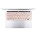 MOSISO Keyboard Cover Compatible with MacBook Pro with Touch Bar 13 and 15 inch 2019 2018 2017 2016 (Model: A2159, A1989, A1990, A1706, A1707), Silicone Skin Protector, Rose Quartz