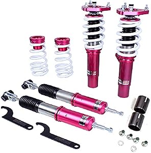 Godspeed MSS0105-A compatible with Volkswagen Golf (MK7) 2015-19 MonoSS Coilovers (49mm Front Axle Clamp) Suspension Lowering Kit