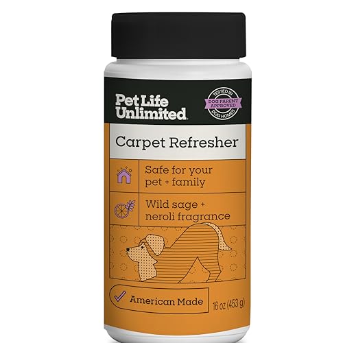 Pet Life Unlimited Carpet Deodorizer Powder, 16 oz, Strong Pet