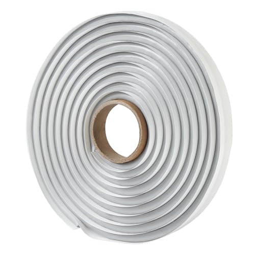 Image of Grey Butyl Seal Tape - Repair Rv Window Sealing Tape Waterproof RV & Marine Sealant for Windows, Vents & Roofing 1 Seal- Butyl Foamcore Roll 13'x 5 /16 inch