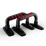 Leicht zu transportieren - Die Liegestützgriffe sind sehr leicht und zerlegbar, leicht zu transportieren, zu verstauen und zu montieren, geeignet für Innen- und Außenbereich.