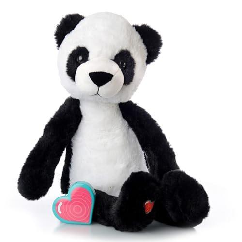 My Baby&rsquo;s Heartbeat Bear, 20 Second Re-Recordable Digital Voice Recorder Plush Keepsake for Baby&rsquo;s Heartbeat Memory, Pregnancy Keepsake (Not a Medical Device), Vintage Panda