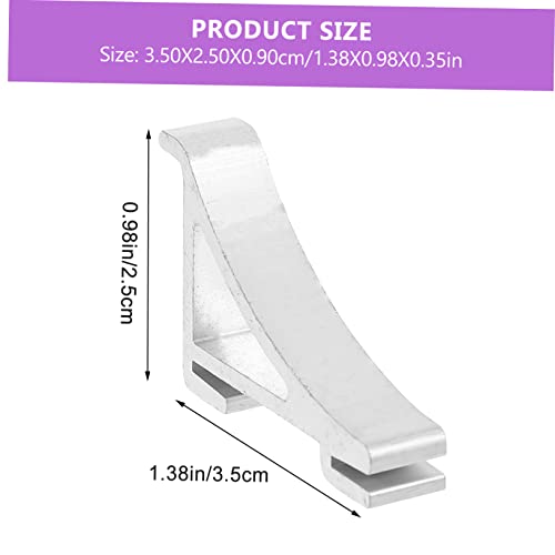 OSALADI 8 Pçs Ganchos De Armário De Geladeira Comercial Prateleiras Dobráveis ​​Congelador Prateleir