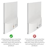 VESA Adapter，Compatible For HP，Series 5 23.8" 24" Inch 524sa 524sw 524sf，FHD Monitor Bracket Mounts To Stand/Arm/Desk Mount - Image 6