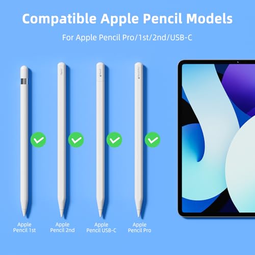 Inesore for Apple Pencil Tips Replacement,Compatible with Apple Pencil Pro/1st Generation/ 2nd Generation/USB-C (4 Pack)