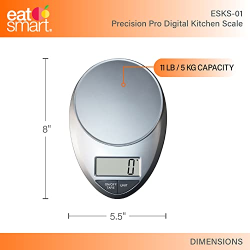 Eatsmart Esks-01 Precision Pro Digital Kitchen Scale, Silver #TOP1