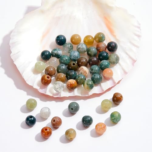 NBEADS 2.5 Strands About 212 Pcs Natural Indian Agate Beads - Image 4