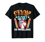 Cute Staar Day No Problem Llama Testing Test Day T-Shirt