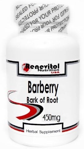 Barberry Bark of Root 450mg 90 Capsules ~ Renevitol