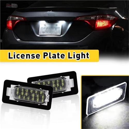 Luz LED para placa matrícula de Toyota Corolla 2014 a 2020 6