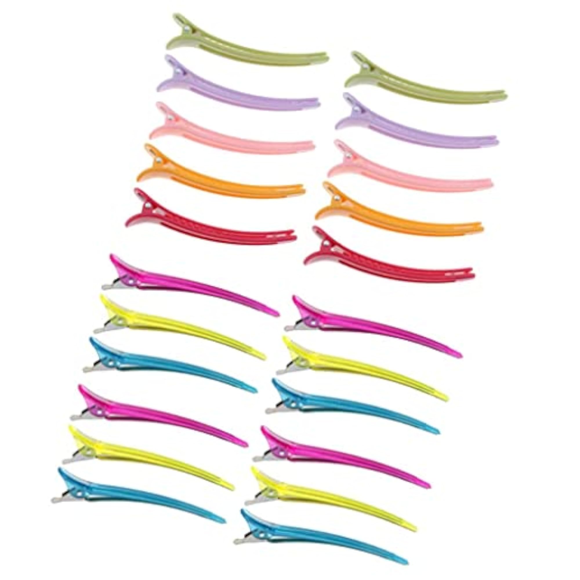 Metal Salon Hair Clips Hairdressing Sectioning Clamps Tools