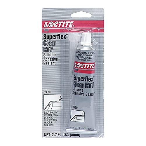 Loctite 160809 Clear 595 Silicone Sealant, Shore Hardness 14 Shore A, Paste 80 mL Tube