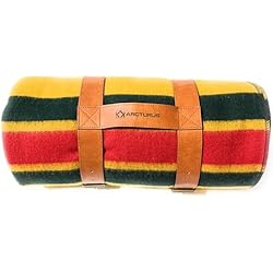 Arcturus Carry Straps for Wool Blankets, Adjustable Eco-Leather Blanket Straps for Travel and Outdoor Use, Water and UV Light Resistant