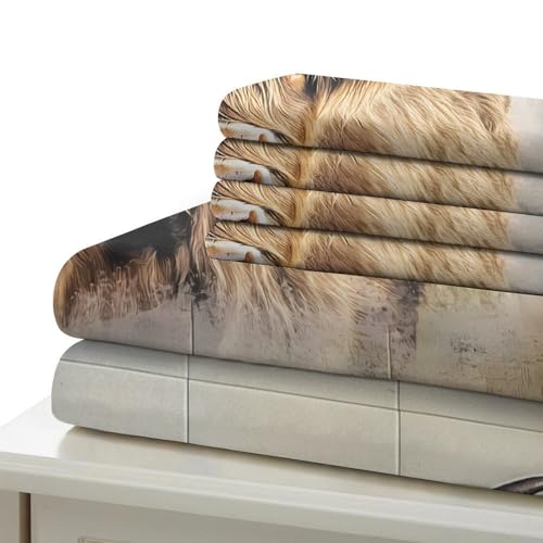 Housse de couette microfibre hypoallergique 260x220 à motif 3D