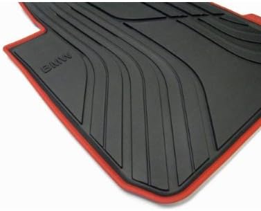 Genuine OEM BMW All-Weather Floor Mats - Sport Line (SET OF 4, INCLUDES 2 FRONT & 2 REAR MATS) - Fits 328i Sedans and 335i Sedans 2012-2013/ 2013 Active Hybrid 3