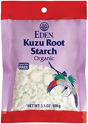 Eden Organic Wild Kuzu Root Starch, Kudzu Powder, Thickener, Macrobiotics, Gluten Free, 3.5 Oz