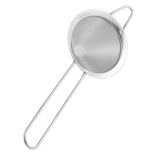 Ciieeo Juice Residue Strainer and Ice Drainer Filter Cone Shape 9cm Stainless Steel Bar Straining Tool for Home Kitchen and Cocktails