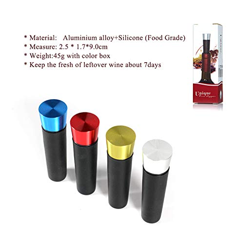 Wine Bottle Stoppers |2 Pack | Wine Pump Vacuum Stoppers With Built | Leak-Free Wine Bottle Sealer | Wine Preserver Vacuum Pump | Reusable Air Remover Corks | Food-Safe Silicone Caps #TOP2