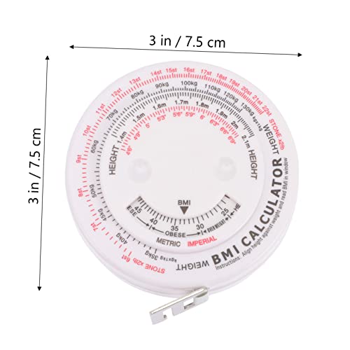 Cinta métrica corporal Holibanna 2 piezas en forma de corazón miniatura 2