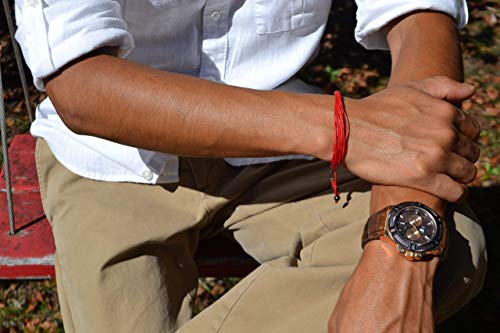 Red String Bracelet For Men And Women Handmade Thread Rope Spiritual Kaballah Adjustable Go Red Awareness His And Her Couples Love Gift Valentine's Day #TOP1