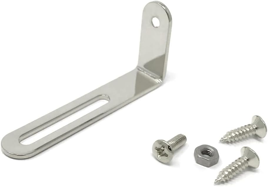 Gold Pickguard Mounting Bracket compatible with Gibson Epiphone Les Paul Electric Guitar with Screws LPB20-GLD