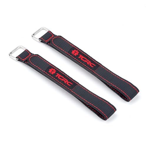 TCRC 2PCS 20x300MM Kevlar Stitched RC Battery Straps Reusable Cable Straps Adjustable Cinch Straps...