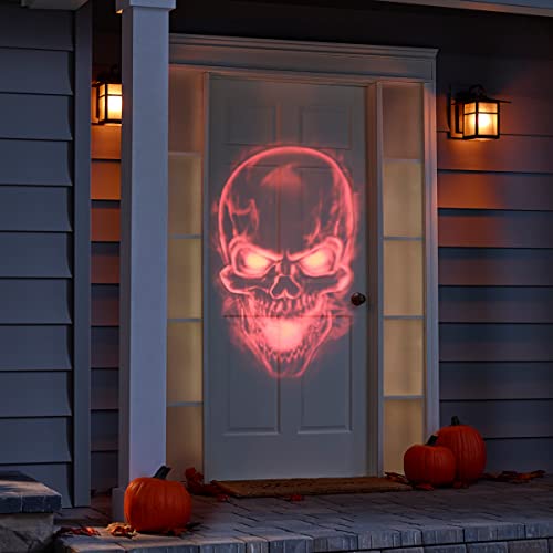 Philips Led Halloween Decoration Red Led Color Skull Projector Yard Stake - Indoor/Outdoor Halloween Projector #TOP2