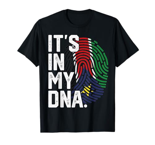 South Sudan Roots Flag Fingerprint Graphic Patriotic T-Shirt