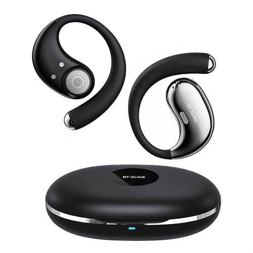 BEVCEFCC Bluetooth Kopfhörer Open Ear Kopfhörer Bluetooth 6.0 | Bluetooth Kopfhörer Sport,36 Std. Akku, IPX5 Wasserdicht,Leichtgewicht – Ideal für Business, Sport, Büro & Fitness in Schwarz BEVCEFCC Bluetooth Kopfhörer Open Ear Kopfhörer Bluetooth 6.0 | Bluetooth Kopfhörer Sport,36 Std. Akku, IPX5 Wasserdicht,Leichtgewicht – Ideal für Business, Sport, Büro & Fitness in Schwarz