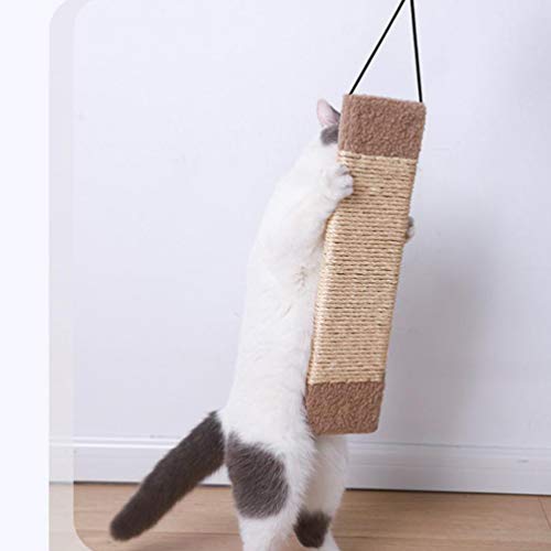 Balacoo Cat Scratch Pad – Almofada de raspagem para gatos de sisal para moer garras de brinquedo par