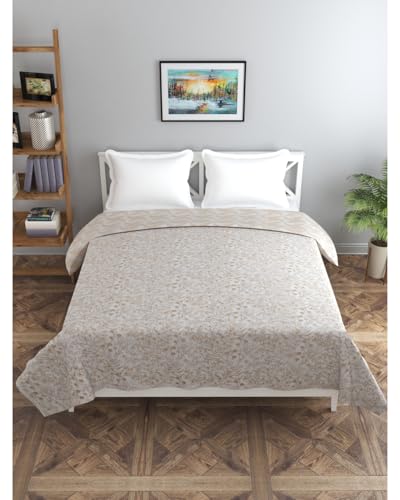 Image of Florida Cotton Double Bed All Season Reversible AC Dohar (Beige, 220x240 CM)