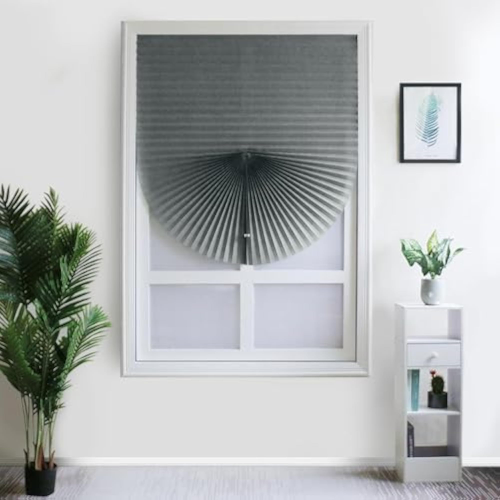 Temporary Window Pleated Shades for Room Darkening