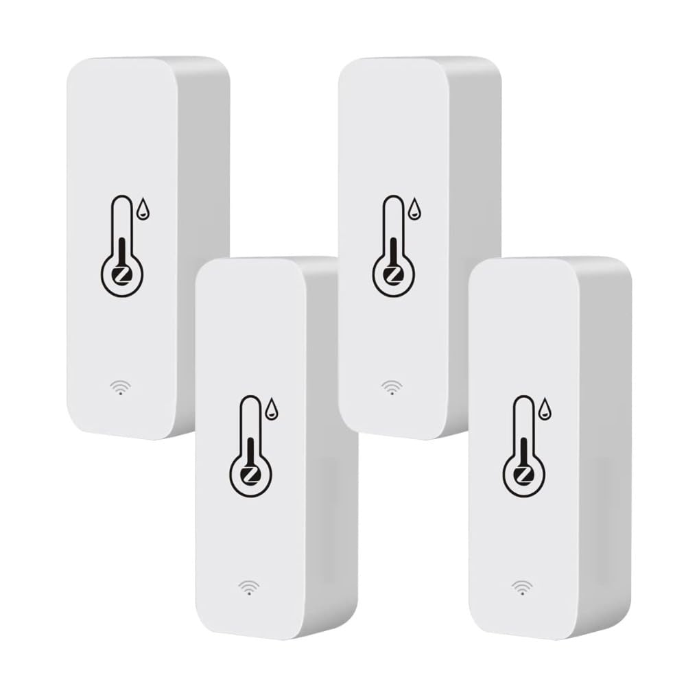 6 Stück Smart Temperatursensor Temperatur mit App Benachrichtigung und Datenspeicherung,für Weinkeller, Wlan Thermometer Hygrometer per App, für Zuhause Gewächshaus