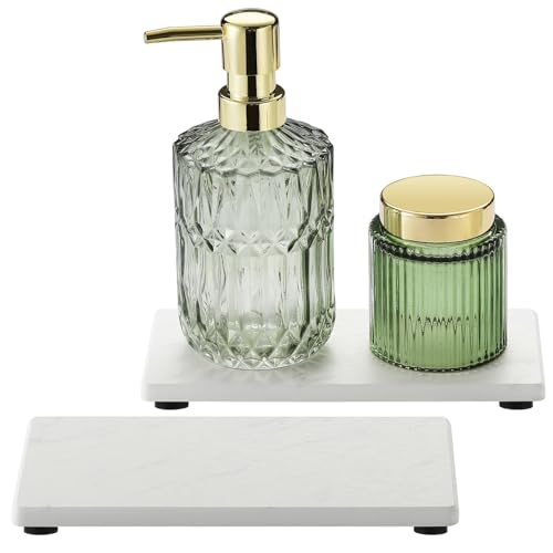 Lot de 2 Tapis de séchage en Pierre de diatomite pour comptoir de Cuisine, Plateau de Savon Absorbant l'eau, Tapis de Robinet en Pierre pour Salle de Bain, Protection Contre Les éclaboussures à