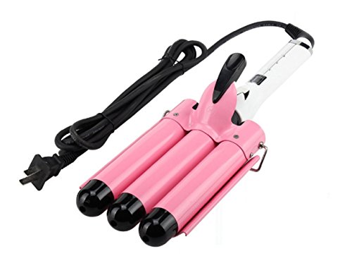 Baby Center 1号店 プロ仕様 Max210℃ セラミックコーディング 3連バレルのウェーブアイロン ヘアアイロン (28mm) - Baby Center 1号店 - 商品画像