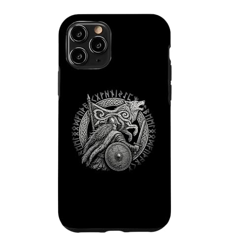Walhalla Wolf Viking Shield ���[�������k���_�b�B �X�}�z�P�[�X iPhone 11 Pro �p