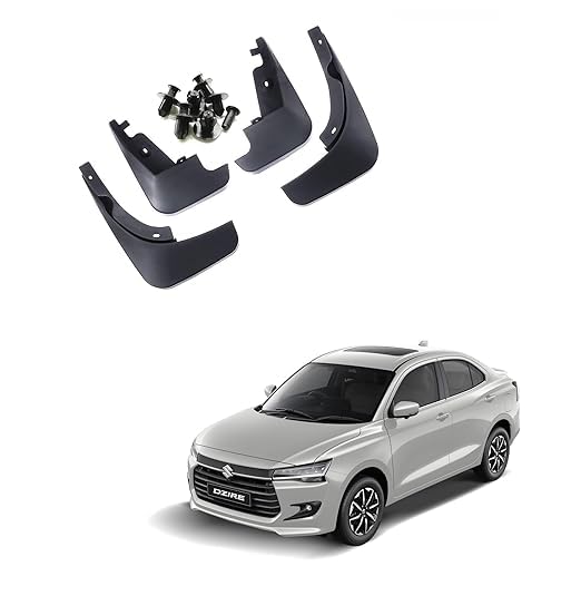 Alex Traders Car Mud Guard Splash Guards Flaps (O.E Type Custom,4 pcs) for Maruti Suzuki New Swift Dzire(2024-Present)-image-38