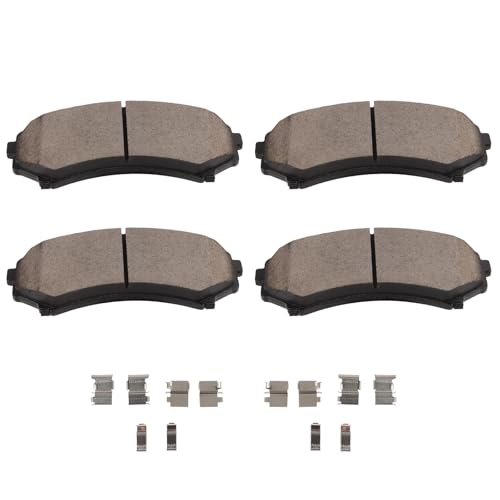 Image of SCITOO D867-7742 Disc Brake Pads Sets Front Ceramic Brake Pads w /Hardware | For Honda For Passport,For Isuzu For Axiom,For Rodeo,For Rodeo Sport,For Mitsubishi For Endeavor,For Grandis,For Montero
