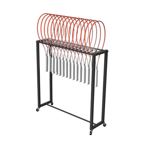 Support de rangement raquette de tennis en fer pour protéger le matériel et ranger la salle