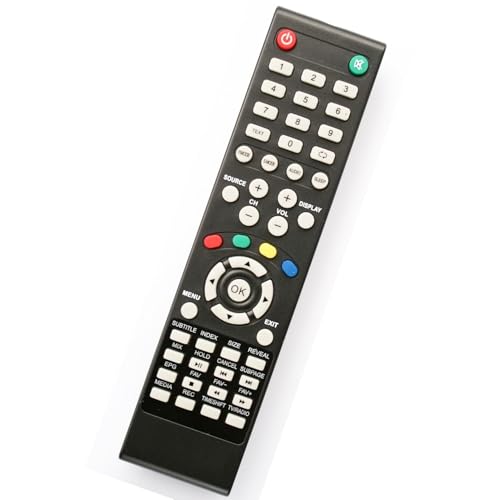 Télécommande Compatible avec Brandt LCD LED Smart TV B3230HD B3930HD Brandt B3230HD LED B3929HD LED B3930HD ZV24FHD ZV540FHD ZVS40FHDV.2 ZVS49UHD ZVS50UHD...