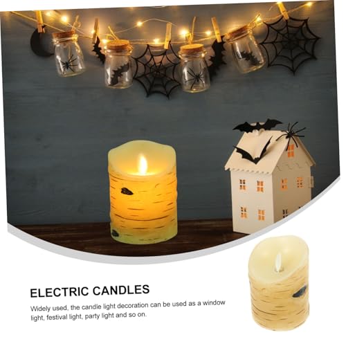 Vela LED decorativa para mesa y fiestas con luz cálida 7