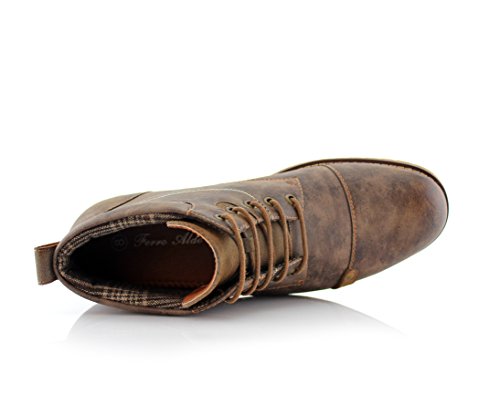 Image of Ferro Aldo Men's Ankle Boots | Lace-Up Cap Toe Chukka Style Dress Boot | Casual Fashion for Work