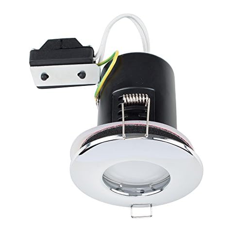 MiniSun Fire Rated Chrome Ceiling Downlights Cover