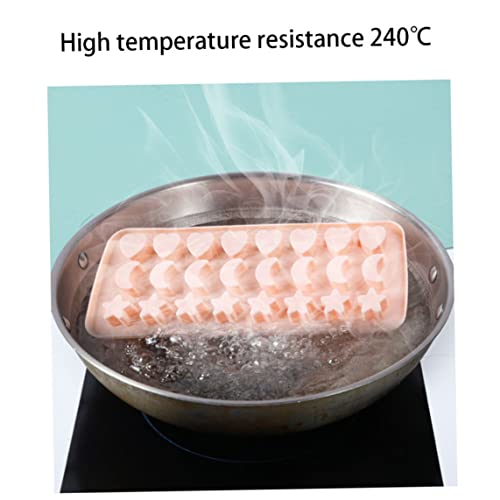 Molde de silicona para cubitos de hielo forma corazón miniatura 4