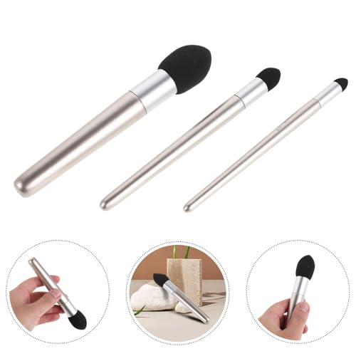 PRETYZOOM 3 Pinceles Esponja para Difuminar Dibujo y Pintura Herramienta para Mezclar Acuarela y Óleo Accesorio Artístico Texturizado Set 3 Piezas Gris para Bocetos y Sombreado - imagen 8