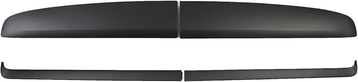 Goodangie00 4Pcs ABS Center Console Dashboard Cover Wrap Interior Accessories Compatible with 2025 2026 Tesla Model Y Juniper AccessoriesMatte Black
