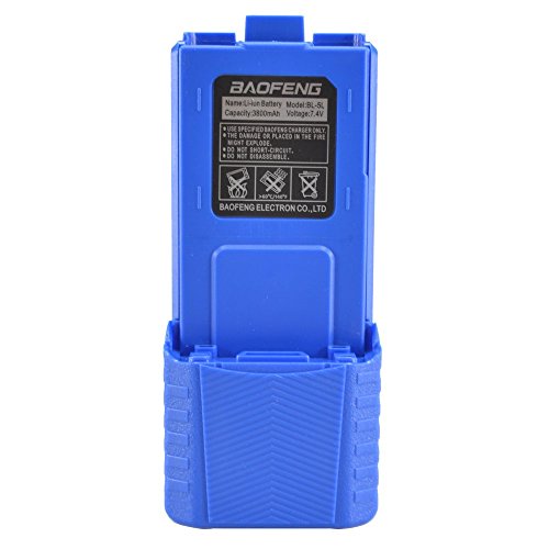 Baofeng 7.4v 3800mAh Li-ion Extended Battery Blue