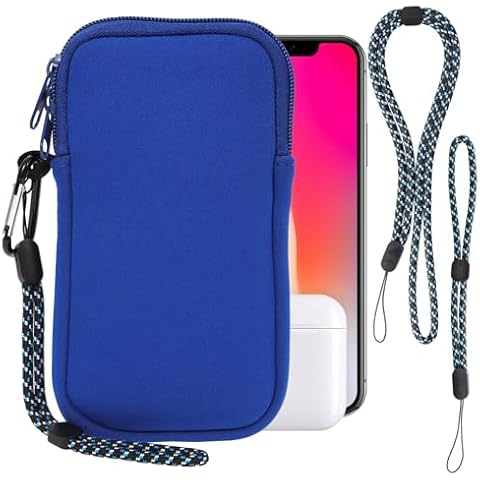 Pwsap Neoprene Phone Sleeve with Carabiner Cover